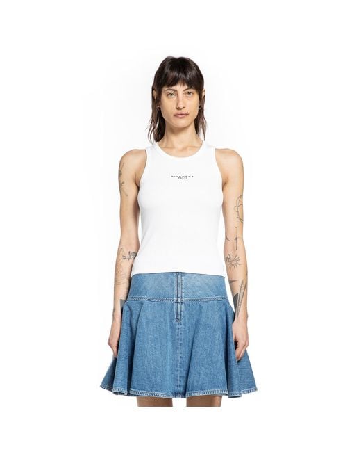 Givenchy Blue Givenhy Paris Tank Top