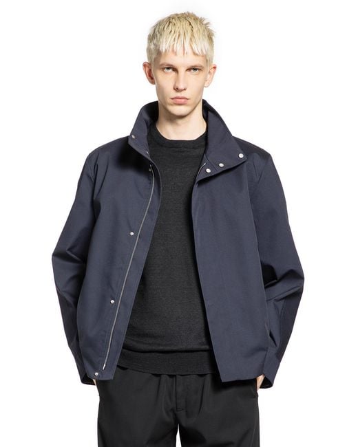 Lardini Blue Drill Jacket for men