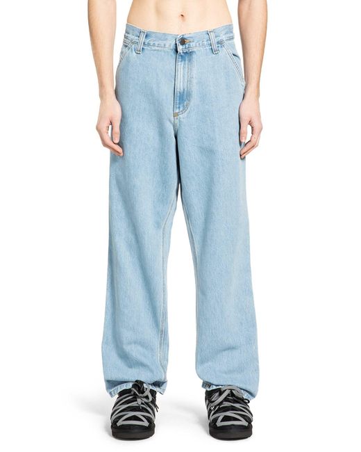 Carhartt Blue Single Knee Denim Pants for men