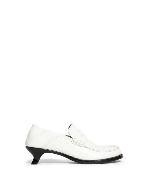 Loewe White Pumps
