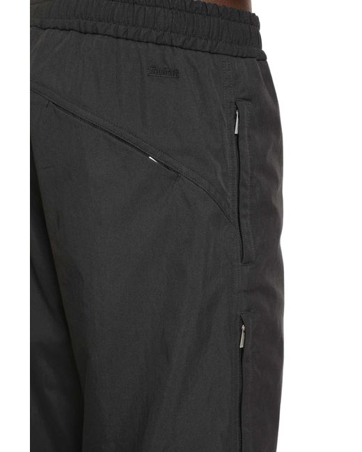 Laminar Black Nylon Pants for men