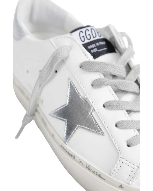 Golden Goose Deluxe Brand White Hi Star Sneakers