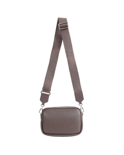 Loewe Brown Small Pebble Messanger Bag for men