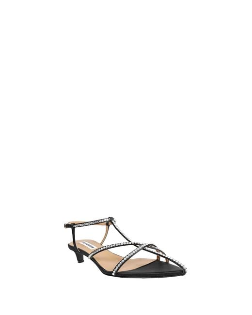 Jil Sander Black Cage Low-Heel Sandals