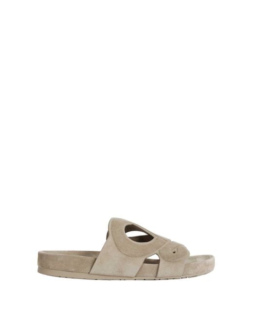 Loewe Gray Ease Monogram Slides for men