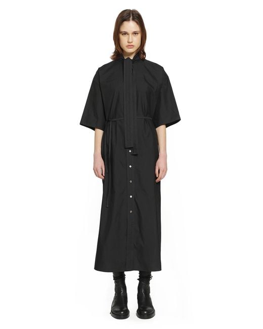 Lemaire Black Reversible Tube Dress