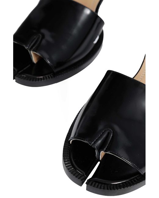 Maison Margiela Black Tabi City Sandal