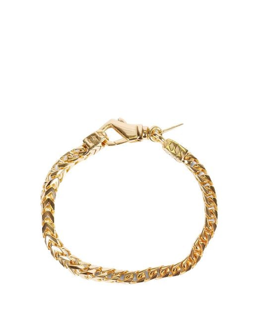 Emanuele Bicocchi Metallic Box Chain Bracelet for men
