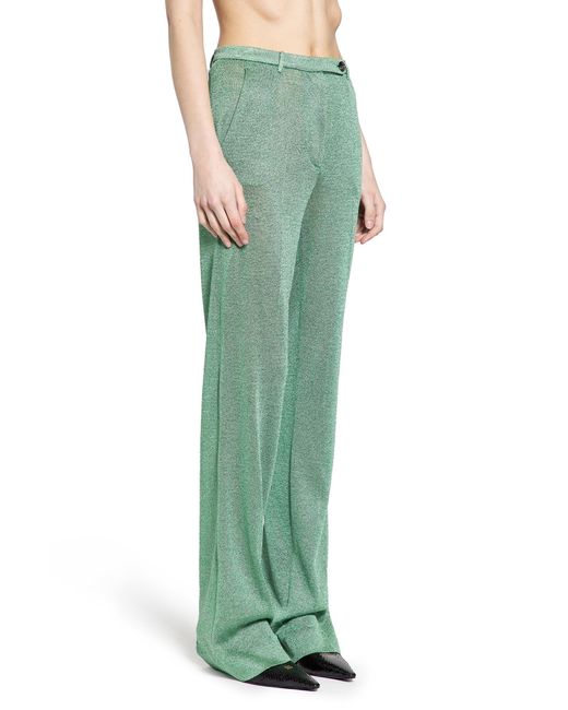 Miu Miu Green Lurex Pants