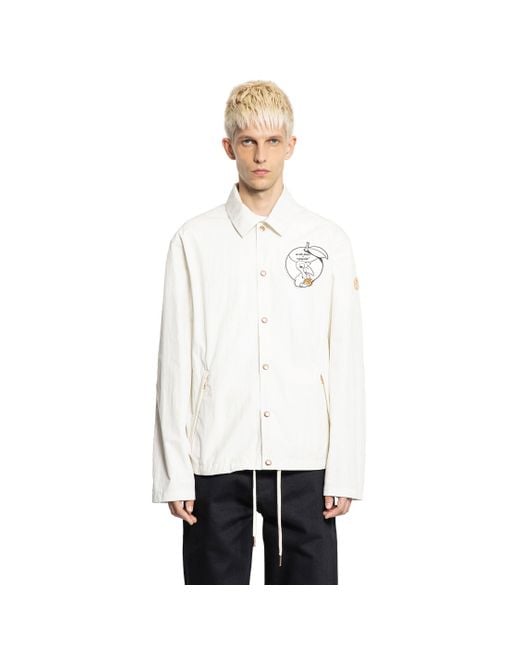 Moncler Genius White Jackets for men