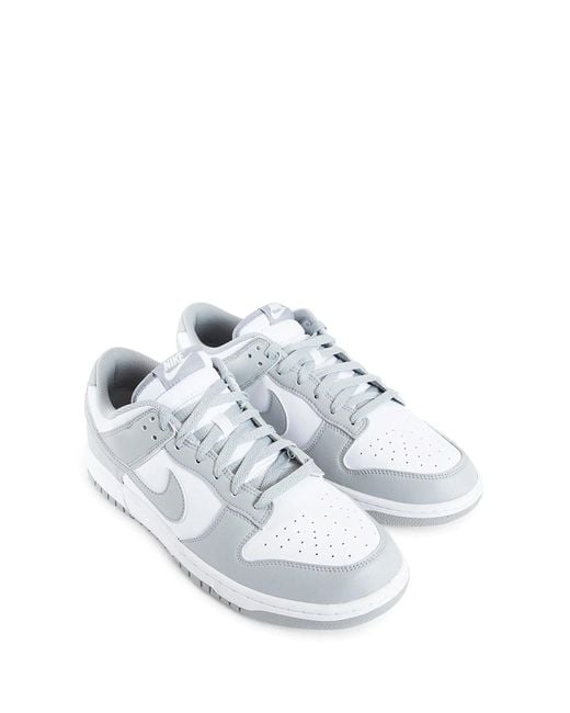 Nike White Dunk Low Sneakers for men