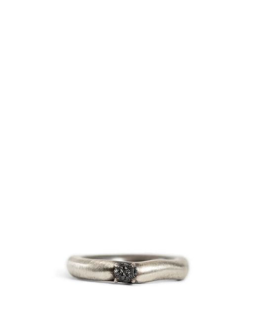 KUNDO White K- 56 Eta Raw Uncut Diamond Ring