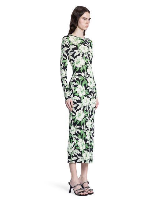 Loewe Green Long Dress