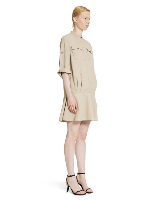 Loewe Natural Military Shirt Dress