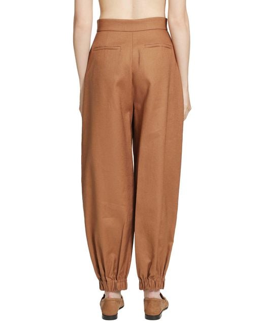 Fendi Brown Ballon Pants