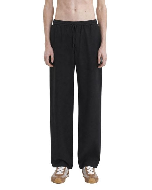 Loewe Black Drawstring Trousers for men