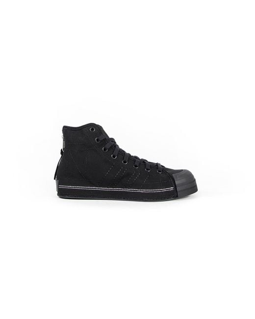 Y-3 Black Nhbd Collaboration Hi Nizza Sneakers for men