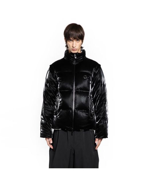 Moncler Genius Black Asap Rocky Throttle Reversible Down Jacket for men