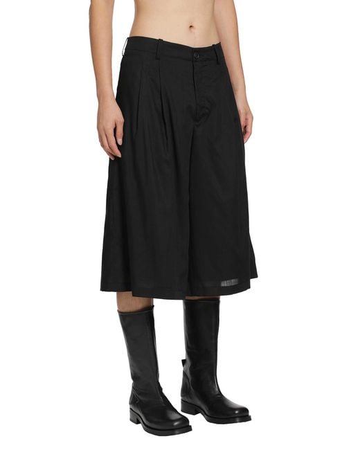 Our Legacy Black Split Shorts for men