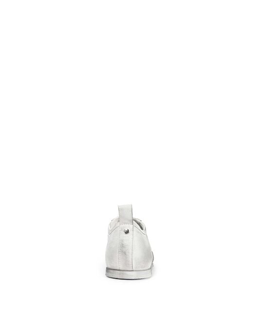 Ann Demeulemeester White Siru Low-Top Boxing Sneakers