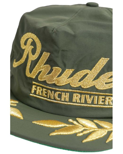 Rhude Green French Riviera Cap for men