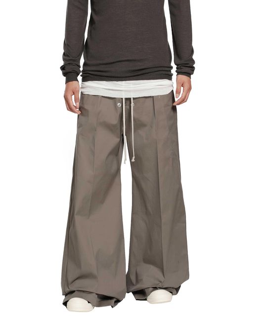 Rick Owens Gray Tower Wide Bela Pants for men