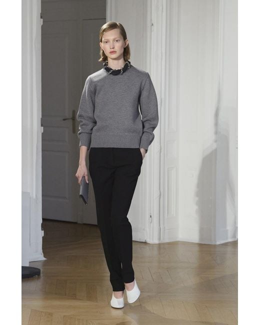 Totême  Gray Classic Cashmere Sweater