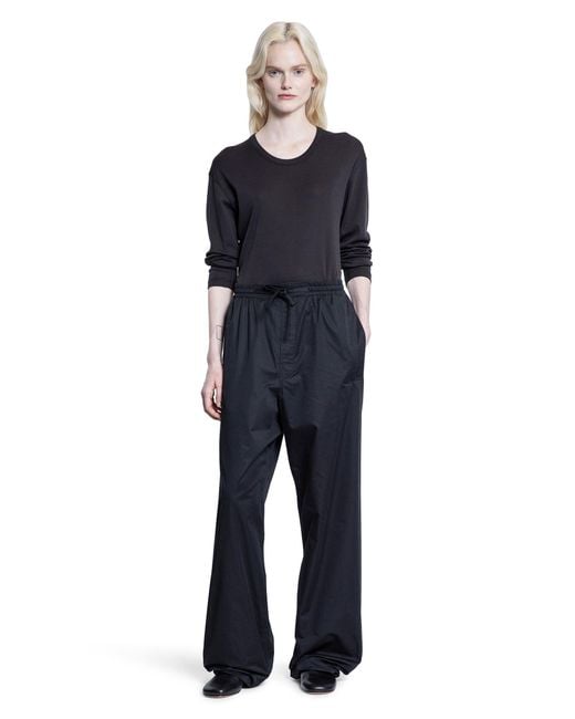Lemaire Blue Rib Long Sleeve Top