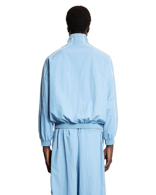 Willy Chavarria Blue Ruff Rider Track Jacket for men
