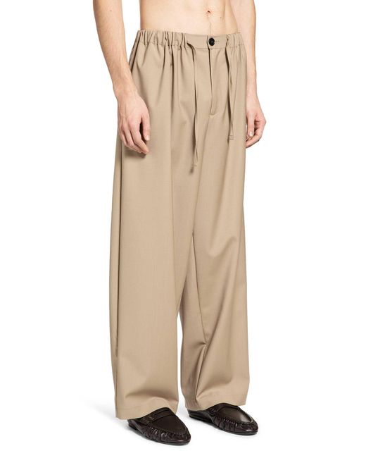 ROSE BURRITO Natural Wool Pyjama Trousers for men