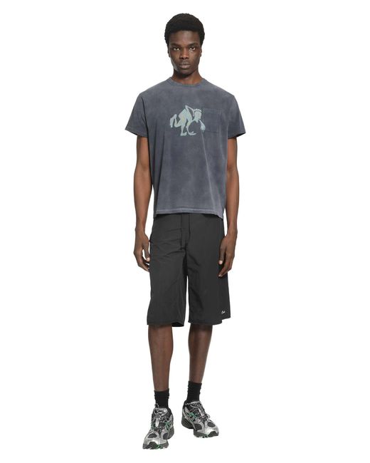 ERL Blue Puke T-Shirt for men