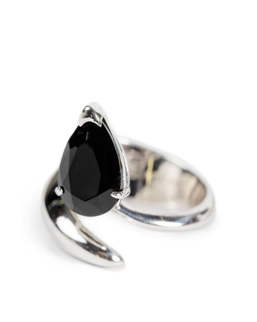 ALAN CROCETTI Black Alien Ring for men