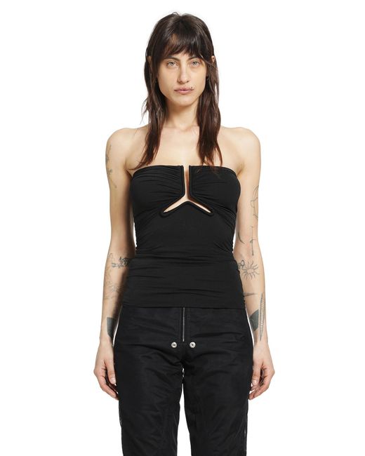 Rick Owens Black Temple Alannah Prong Bustier