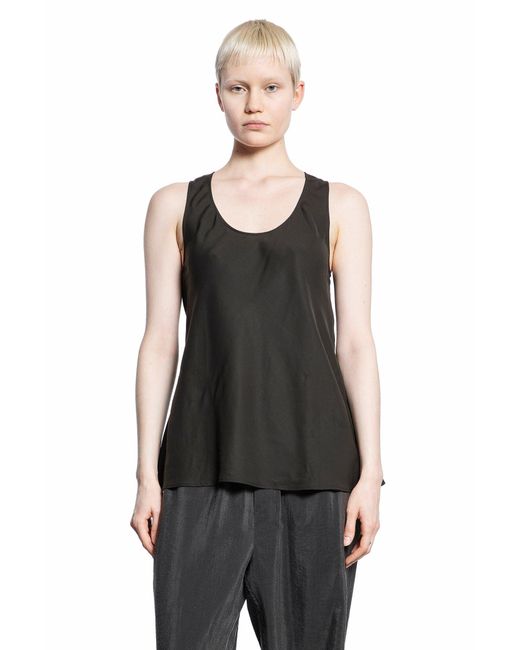 Lemaire Black Tank Tops