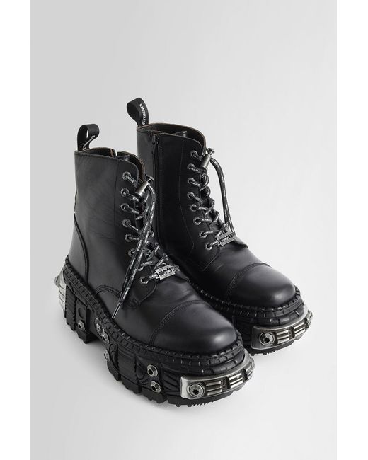 Vetements Black Vetets Boots for men