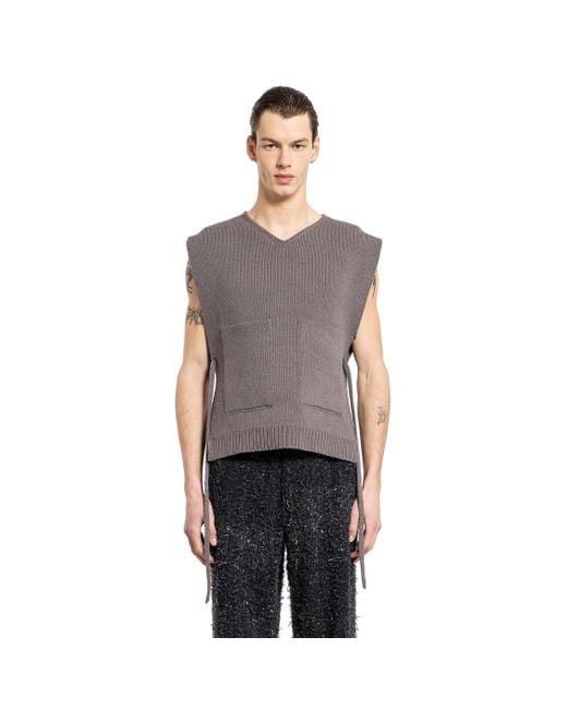Craig Green Purple Tape Knit Vest for men