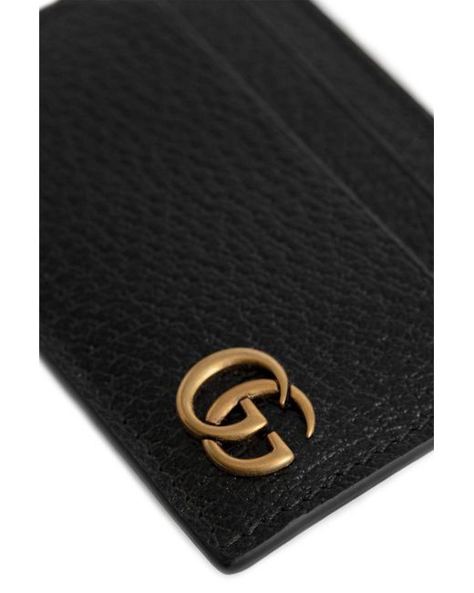 Gucci Black Gg Marmont Card Case for men