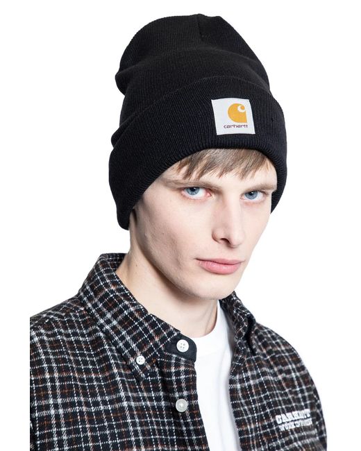 Carhartt Black Acrylic Watch Hat for men