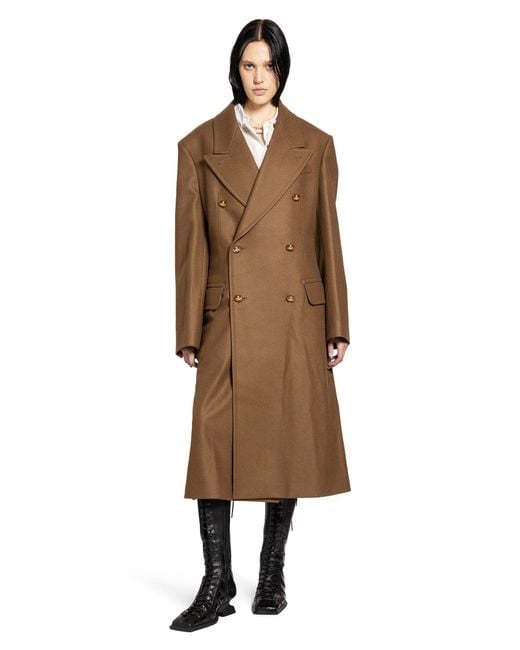 Vivienne Westwood Brown Winston Wool Coat