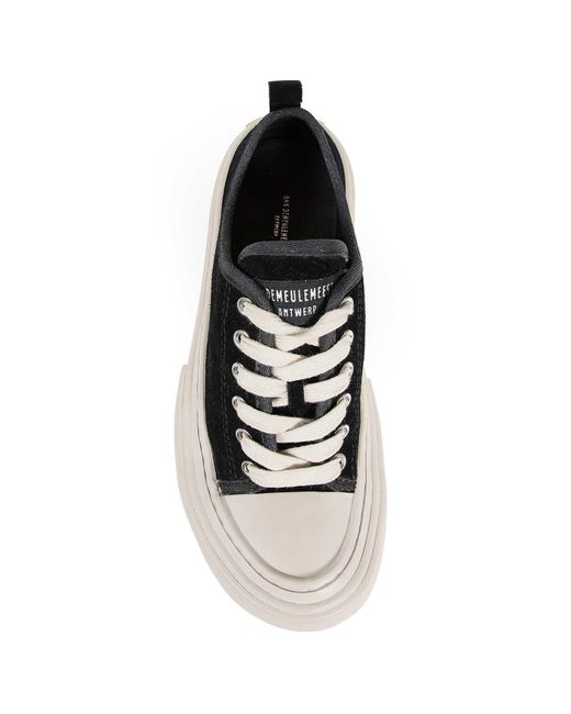 Ann Demeulemeester Black Halli Sneakers for men
