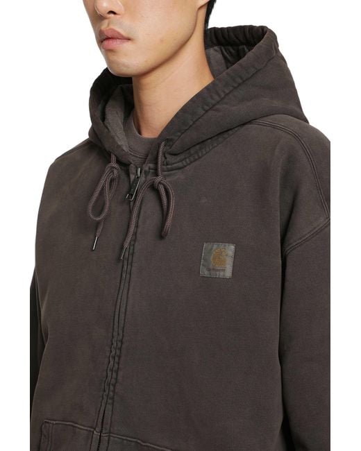Carhartt Black Vista Zip-Up Hoodie for men