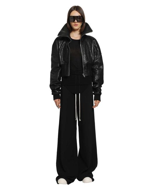 Rick Owens Black Tower Drawstring Bias