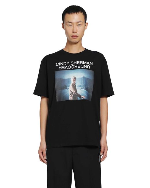 Undercover Black Cindy Sherman T-Shirt for men
