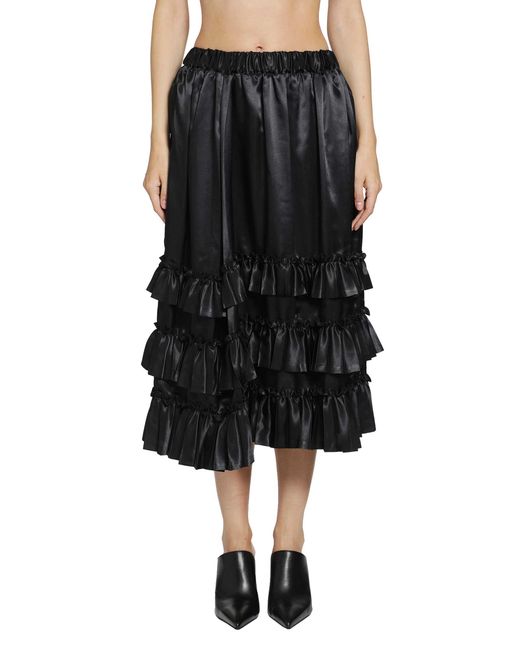 Noir Kei Ninomiya Black Layered Skirt