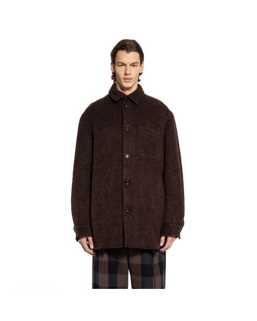 Song For The Mute Brown Painter's Jacket for men