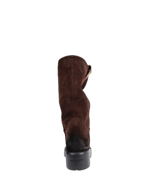 Miu Miu Brown Foule Suede Boots