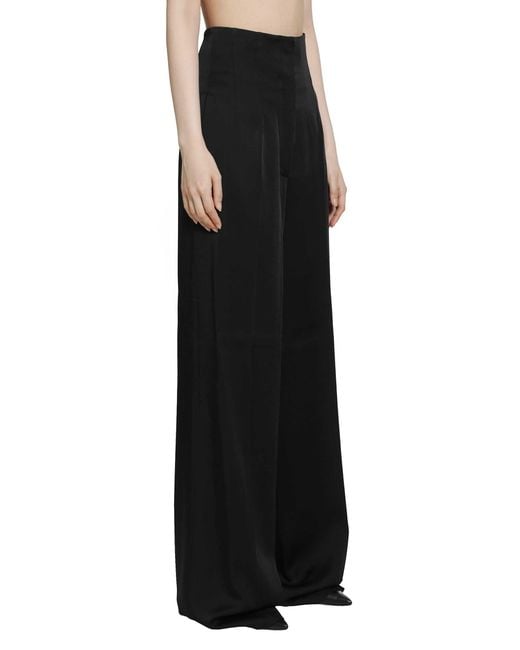 RETORI Black Cady High Waisted Pants