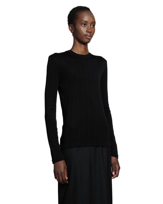 The Row Black Dantea Top
