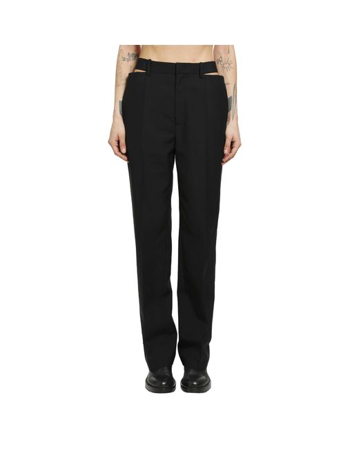 Jil Sander Black Wool Trousers