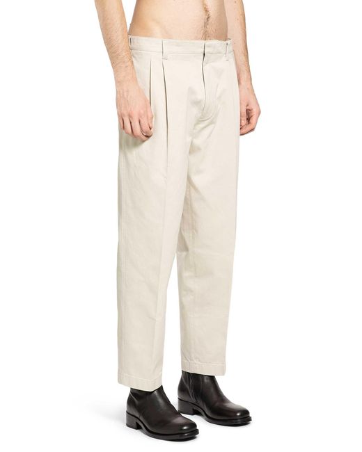 Prada Natural Washed Cotton Chinos for men